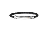 Pulsera Borsari gioielli Hombre CORDA in Cuero BR-CORDA30NG - BR-CORDA30NG